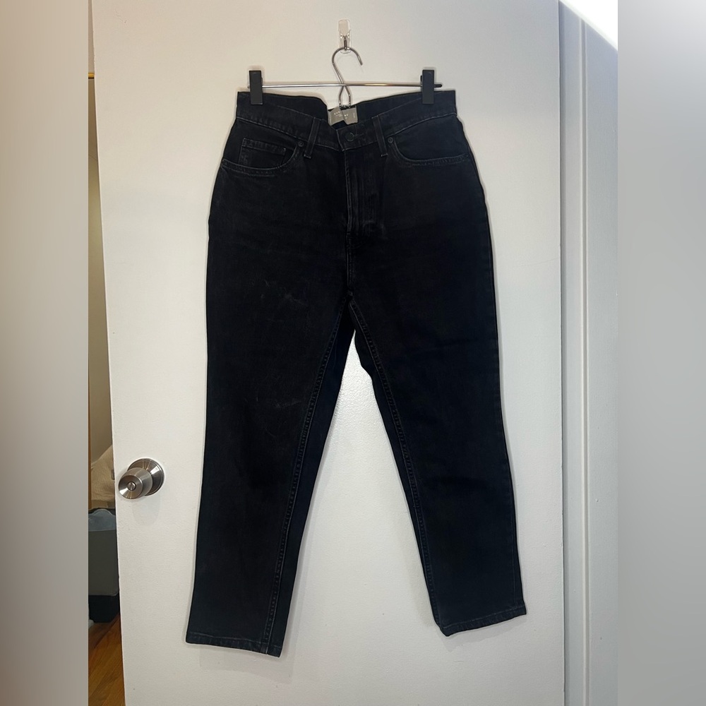 Women’s Faded Black Jeans